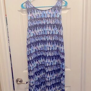 Lilly Pulitzer kristen dress in sailboat print, size medium
